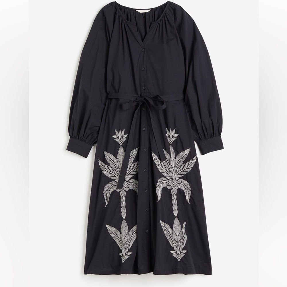 H&M Embroidered Dress